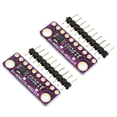 Immagine di 2pcs I2C ADS1115 16 Bit 16Bit ADC 4 channel Module Gain Amplifier