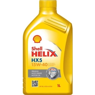Immagine di Olio motore SHELL Helix HX5 15W40, 1L