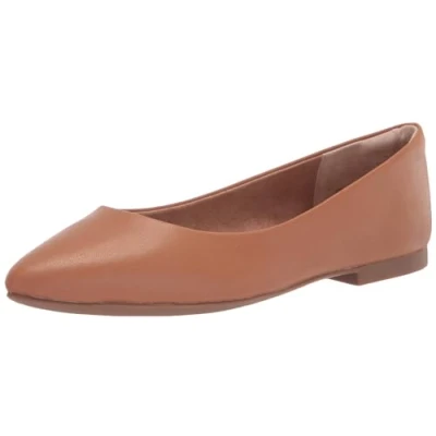 Immagine di Amazon Essentials Ballerine Basse a Punta Donna, Cammello, 40 EU Larga