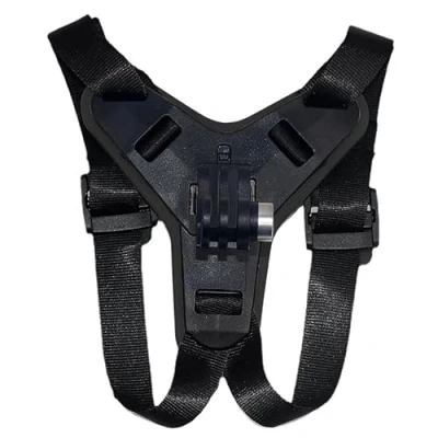 Immagine di WANGCL Supporto per fissaggio al mento casco da moto Gopro Hero 8/Hero 7/Hero 6/Hero 5/Yi/SJ Cam Nero