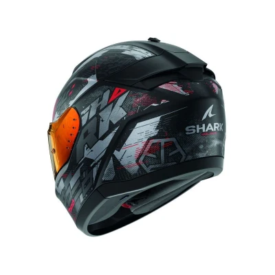 Immagine di SHARK, Casco Moto Integrale RIDILL 2 MOLOKAI Black / Red Grey KAR, S