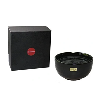 Immagine di Quertee® Tazza per matcha giapponese originale Aqua 400 ml Made in Japan una scatola regalo
