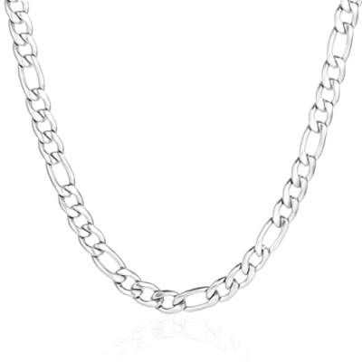 Immagine di Teegxddy Collana A Catena Cubana Per Uomo E Donna 1,8 6,5 Mm gioielli Di Moda In Acciaio Inossidabile Acciaio/placcato Oro [lunghezza: 50 80 Cm] (60)