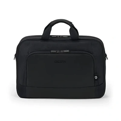 Immagine di DICOTA Eco Top Traveller BASE 15 15.6 Leggera borsa per computer portatile con imbottitura protettiva e spazio di stoccaggio, colore nero