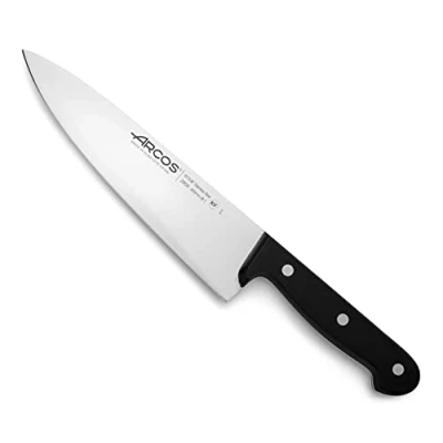 Immagine di Arcos Universal Chef Coltello Acciaio Inossidabile Formato 200 mm Maniglia Pom Colore Nero