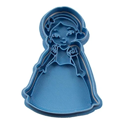 Immagine di Cuticuter Biancaneve Chibi Principessa di Biscotti, Blu, 8 x 7 1.5 cm