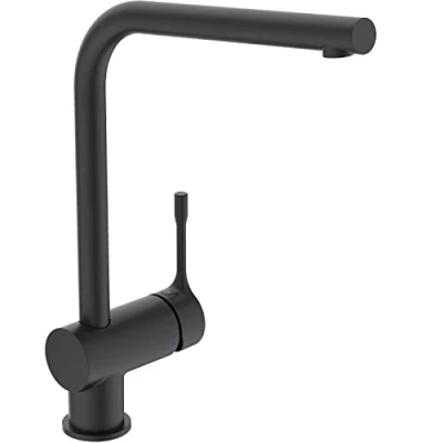 Immagine di Ideal Standard Ceralook Miscelatore monocomando da appoggio su lavello Colore Nero