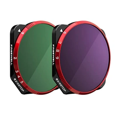 Immagine di FREEWELL Variabile ND 2 5 Stop, 6 9 Stop Filtri VND Per Obiettivo Della Fotocamera compatibile con Mavic 3/Mavic 3 Cine/Mavic 3E (NON Classic/Mavic Pro/Mavic Pro Cine)