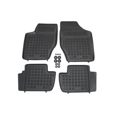 Immagine di REZAW PLAST 201308 Set tappetino Gomma anteriore e posteriore 4 nero Su misura PEUGEOT: 308 I Hatchback