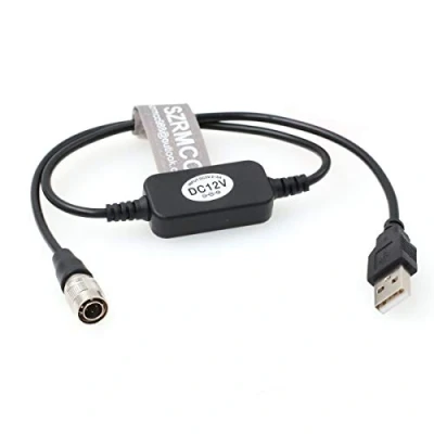 Immagine di SZRMCC USB 5V 2A Mobile Power Bank a Hirose 4 Pin con Boost 12V Cavo per Dispositivi Audio 688 644 633 Zoom F4 F8 Zaxcom