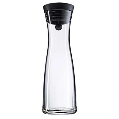 Immagine di WMF Basic Caraffa per acqua di base, 1 L, Vetro, Nero