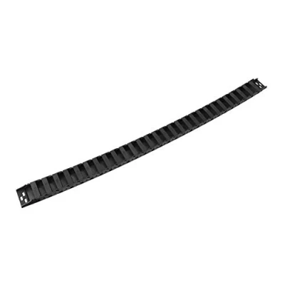 Immagine di catena portacavi da 1 metro, in nylon nero R38 Cavo di comando meccanico semi chiuso per macchina CNC stampante 3D 18x50mm