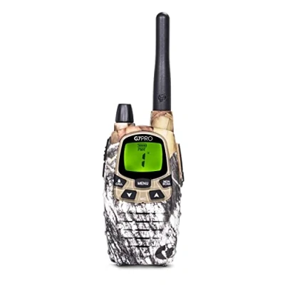 Immagine di Midland G7 Pro Mimetica NEW VERSION Radio Ricetrasmittente Walkie Talkie Dual Band 16 Canali PMR446 e 69 LPD senza licenza 1 Ricetrasmettitore, 4 Batterie Ricaricabili Ni MH AA