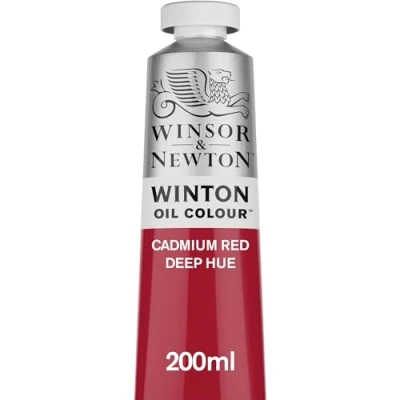 Immagine di Winsor &amp; Newton Olio Winton 200 ml Rosso di Cadmio Scuro Imitazione
