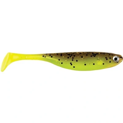 Immagine di Berkley Scarpe da Ginnastica Powerbait, Esca Artificiale. Unisex, Marrone/Chartreuse, 5 cm
