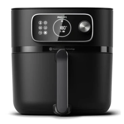 Immagine di Philips Airfryer Combi 7000 Series XXL 8,3L (2kg), 22 in 1, connessa al WiFi, con il 99% di grassi meno** e Rapid CombiAir, App HomeID, Bianco (HD9876/20)
