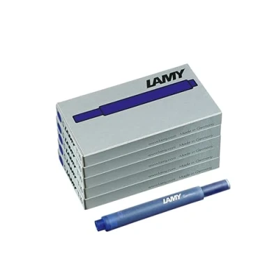 Immagine di LAMY T10 Set di 5 cartucce d&#039;inchiostro con grande riserva inchiostro, adatte per tutti i modelli penne stilografiche Lamy, contenuto 1,25 ml cartuccia, pezzi confezione