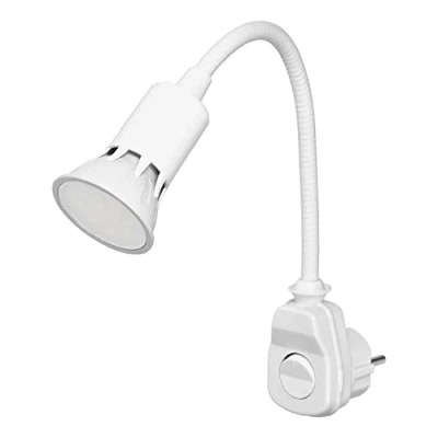 Immagine di ADAKAT Lampada a presa GU10, interruttore, collo di cigno, incl. faretto LED