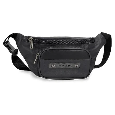 Immagine di Pepe Jeans Hatfield borsa a tracolla e da toilette blu, Nero, poliestere, diverse dimensioni, Taglia unica, Marsupio