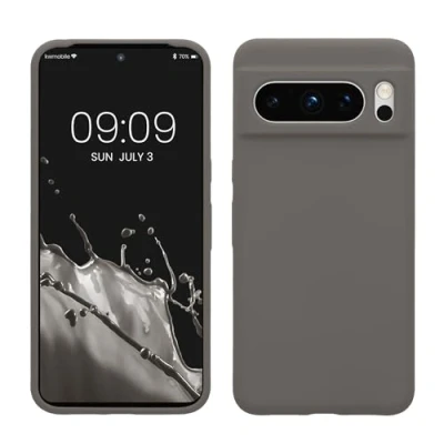 Immagine di kwmobile Cover per Google Pixel 8 Pro Custodia Back Case Smartphone in Silicone TPU Protezione Gommata stone dust