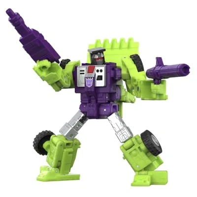 Immagine di Transformers Studio Series Voyager Class, action figure di Constructicon Scrapper ispirata al film &quot;Transformers: The Movie&quot;