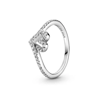 Immagine di Pandora Anello Cuore Lucido dei Desideri 199302C01 52 argento