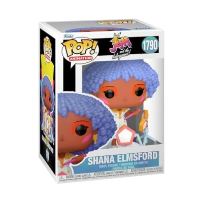Immagine di Funko POP! Animation: Jem And The Holograms Shana Elmsford Figura in Vinile da Collezione Idea Regalo Merchandising Ufficiale Giocattoli per Bambini e Adulti TV Fans