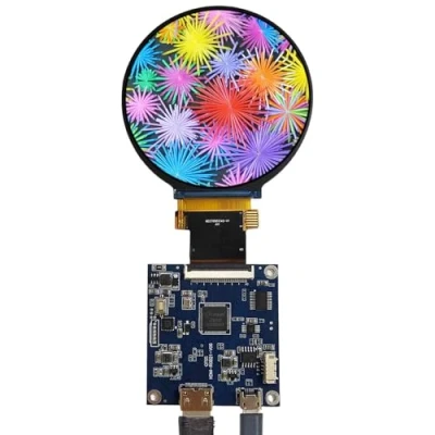Immagine di VSDISPLAY 2.8 pollice 480X480 IPS MIPI 330nit Circle Schermo LCD e mini HDMI 40 pin Controller Board
