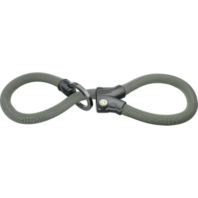 Immagine di ABUS Lucchetto a catena Infinity Loop 1806 flessibile per bicicletta con 2 passanti regolabili in lunghezza proteggere contemporaneamente più parti di biciclette, biciclette o altri