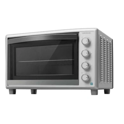 Immagine di Cecotec Forno Convezione da tavolo 60 litri Bake&amp;Toast 6090 White Gyro. 2200 W, luce interna, 12 funzioni, temperatura fino a 230, porta doppio vetro, include Rustitore girevole