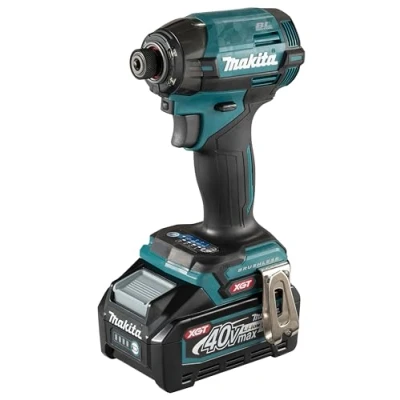 Immagine di Makita TD002GD202 Avvitatore a percussione batteria 40 V Quantità di batterie ricaricabili incluse 2 2.5 Ah Li Ion incl. seconda batteria,