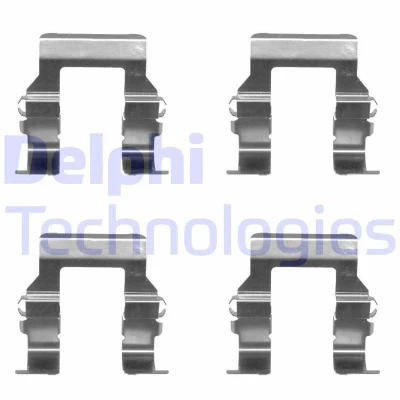 Immagine di DELPHI LX0367 Kit accessori, Pastiglia freno MITSUBISHI: PAJERO 1 Canvas Top, L400 / Space Gear Bus