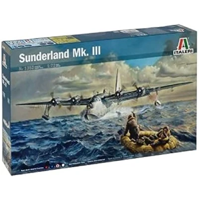 Immagine di Italeri 1352 Sunderland Mk.III Model Kit Scala 1:72