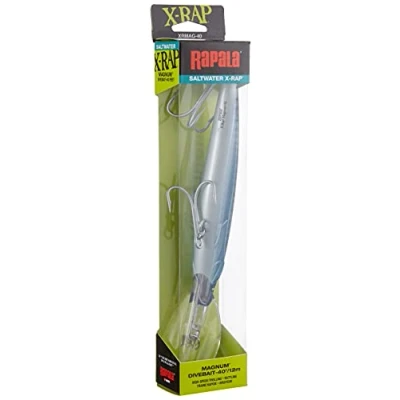 Immagine di Rapala Artificiale Spinning X Rap Magnum Esca Finta di Simulazione Pesca in Mare con Lungo Labbro d&#039;Immersione profondità Nuoto 9m 16cm/72g Prodotta Estonia Silver Unisex Adult, 16 cm / 72 g