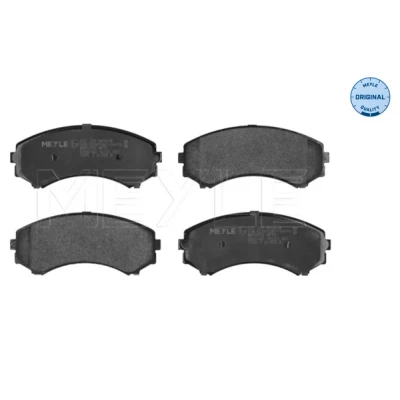 Immagine di MEYLE 025 234 8816/W Kit pastiglie freno ORIGINAL Quality Assale anteriore senza segnalatore acustico usura con lamierino anticigolío