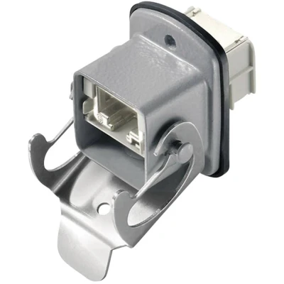 Immagine di Telegärtner J80020A0007 Kit flangia RJ45 STX V5 variante 5 Giunto da pannello Poli: 8P8C Alluminio 1 pz.
