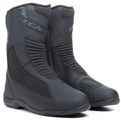 Immagine di TCX Explorer 4 Gore Tex, Stivale da Uomo, Touring con Membrana Impermeabile e Traspirante Tomaia in Microfibra, Chiusura Laterale Zip Elastica Velcro, Nero