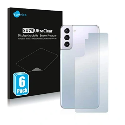 Immagine di savvies (6 Pezzi Pellicola Protettiva per Samsung Galaxy S21 Plus 5G (Posteriore) Protezione Schermo Trasparente