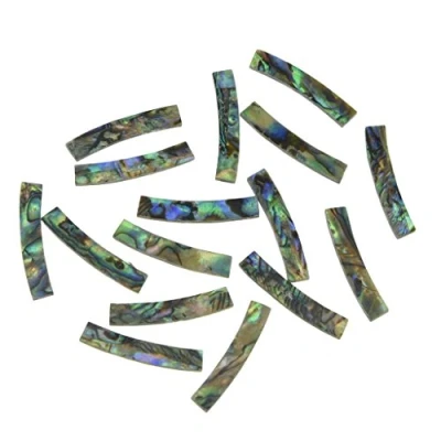 Immagine di KAISH Rosetta Paua Abalone Shell Strisce curve per chitarra Sound Hole intarsio dimensione 110 mm4 mm1,5 mm