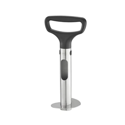 Immagine di RÖSLE Sbuccia ananas PRO di alta qualità per estrarre la parte commestibile e tagliare in anelli, con presa ergonomica, scala misurazione foro, ABS acciaio inox 18/10