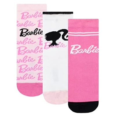 Immagine di Barbie Calzini per Ragazze Confezione da 3 Rosa 24 26