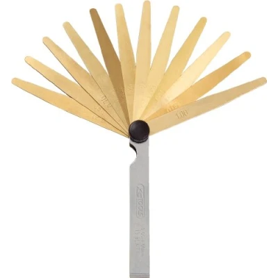 Immagine di KS Tools 300.0611 Spessimetro in rame antimagnetico,8 lame.0.05 0.5mm