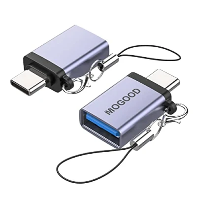 Immagine di MOGOOD Adattatore da USB C maschio a 3.0 femmina. Convertitore OTG compatibile con laptop, caricabatterie e altri dispositivi