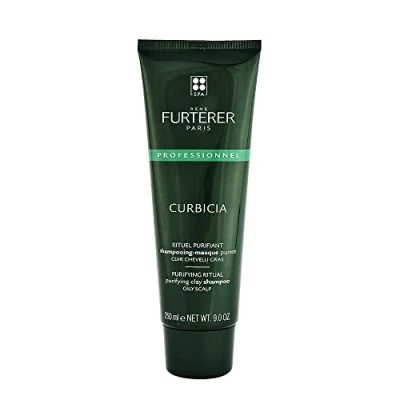 Immagine di René Furterer Curbicia Purifying Clay Shampoo 250 ml Maschera Purificante Cute Grassa, Cedro