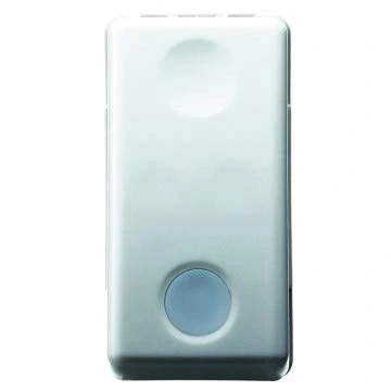 Immagine di Gewiss GW20572 Interruttore Unipolare 250v Ac 16AX Luminoso 230V 1 Modulo Bianco