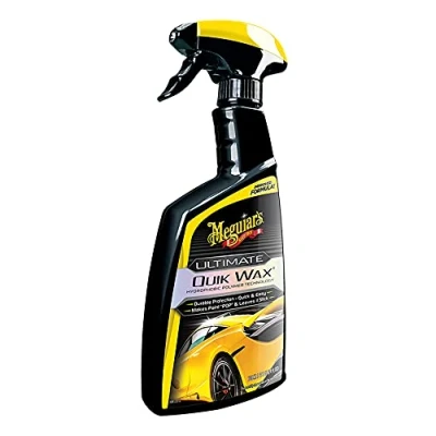 Immagine di Meguiar&#039;s Ultimate Spray Wax Cera Veloce Pulizia Auto Riflessi Profondi, Facile da Applicare 473 ml