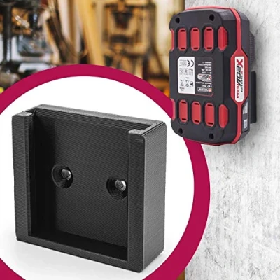 Immagine di Supporto da parete per batteria 20 V, adatto Lidl Parkside X20 V Team