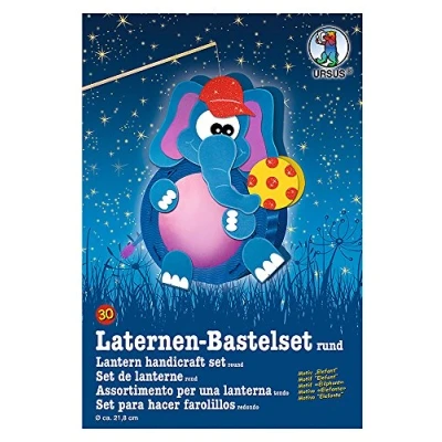 Immagine di Ursus 18700030 Lanterne Bastelset Elefante, Circa 21,8 x 31 10,3 cm