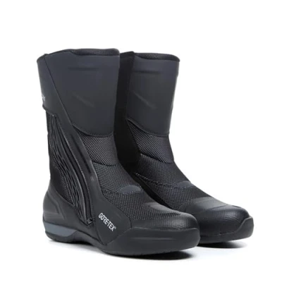 Immagine di TCX Airtech 3 GTX, Stivali Touring da Uomo, Moto Impermeabili con Membrana Gore Tex, Tomaia in Tessuto Traspirante e Microfibra, Chiusura Zip Velcro, Nero