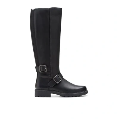 Immagine di Clarks Orinoco2 Alto, Stivali alla Moda Donna, Pelle Nera, 38 EU